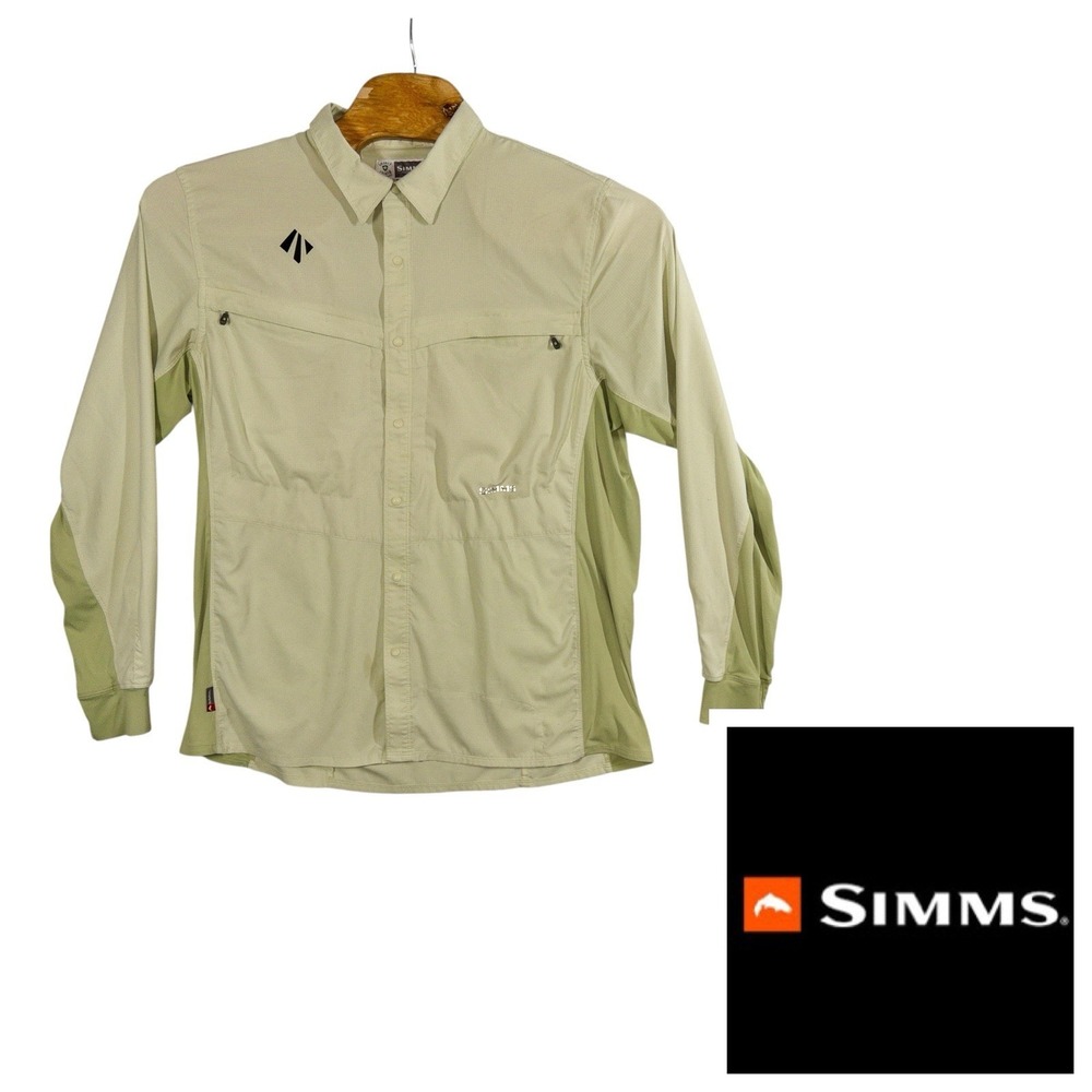 Simms Insect Shield Fishing Performance Shirt‎ Mens XL Lake Outdoor Gorpcore